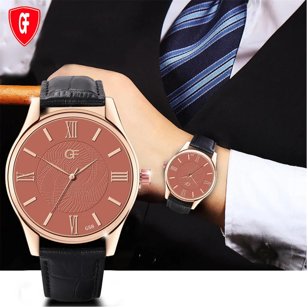 Топ бренд мужские часы бизнес кожаный ремешок кварцевые наручные часы Move Мужские t Простой циферблат модные часы Лидер продаж Relogio Masculino @ 50