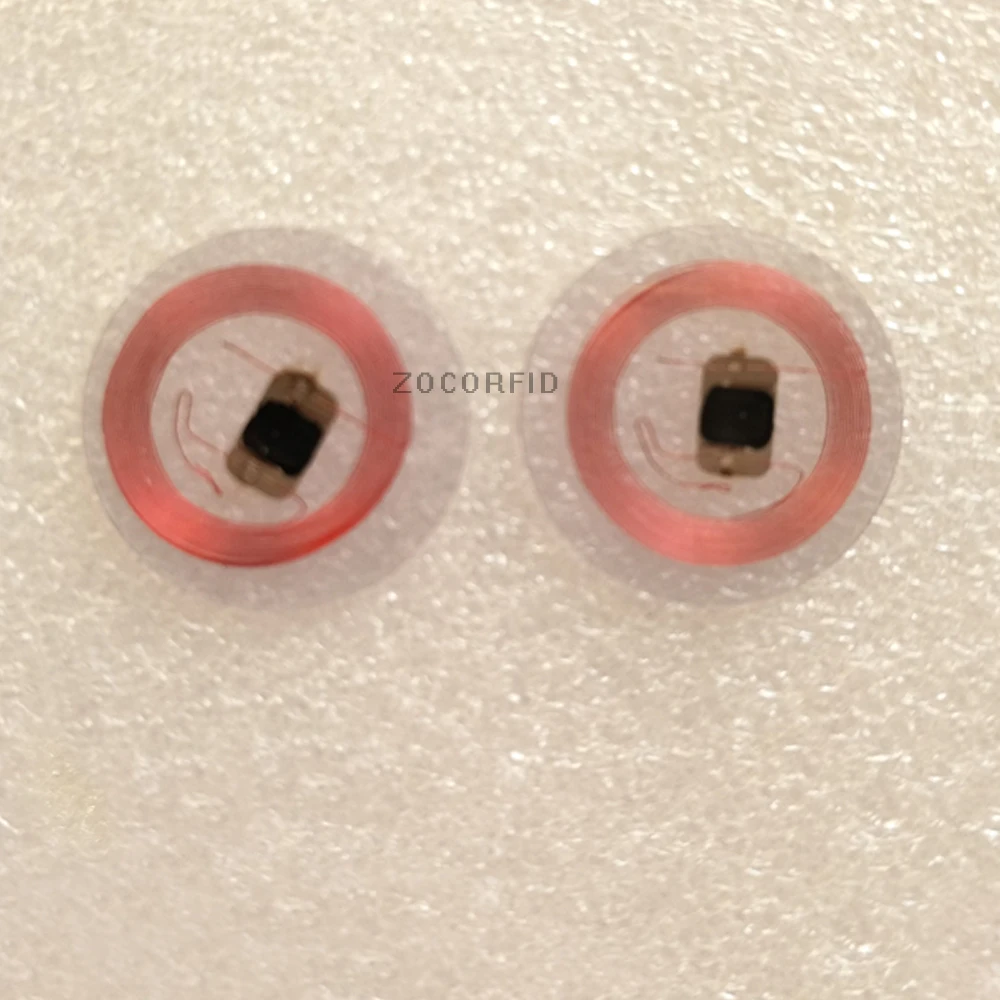 10 шт./лот 25 мм модель монет RFID 125 кГц EM4100 идентификационные Брелоки с прозрачным