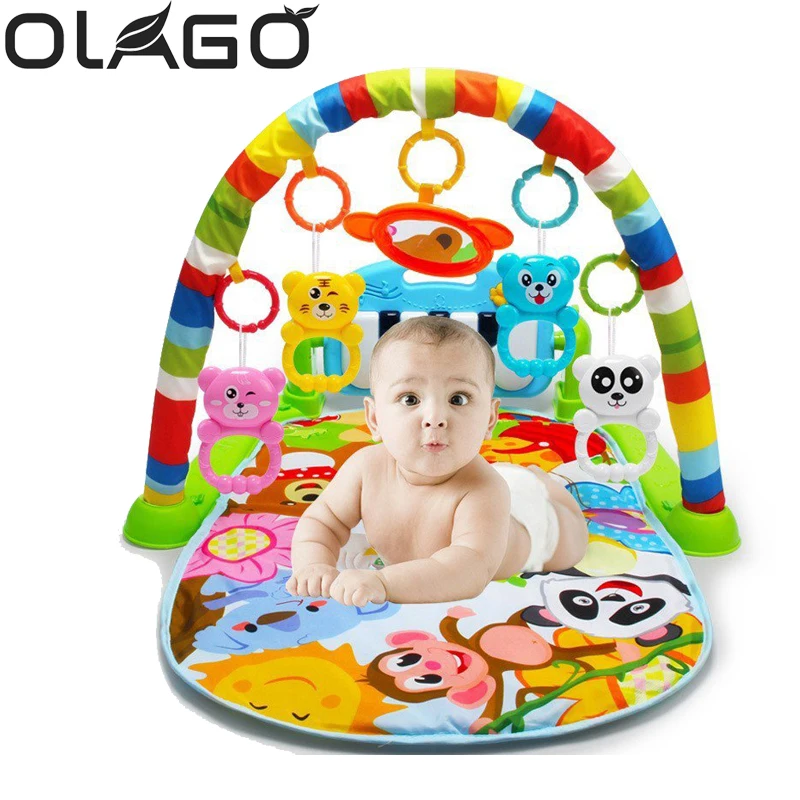  Baby Play Mat Kids Rug Educational Puzzle Carpet With Piano Keyboard And Cute Animal Playmat Baby G