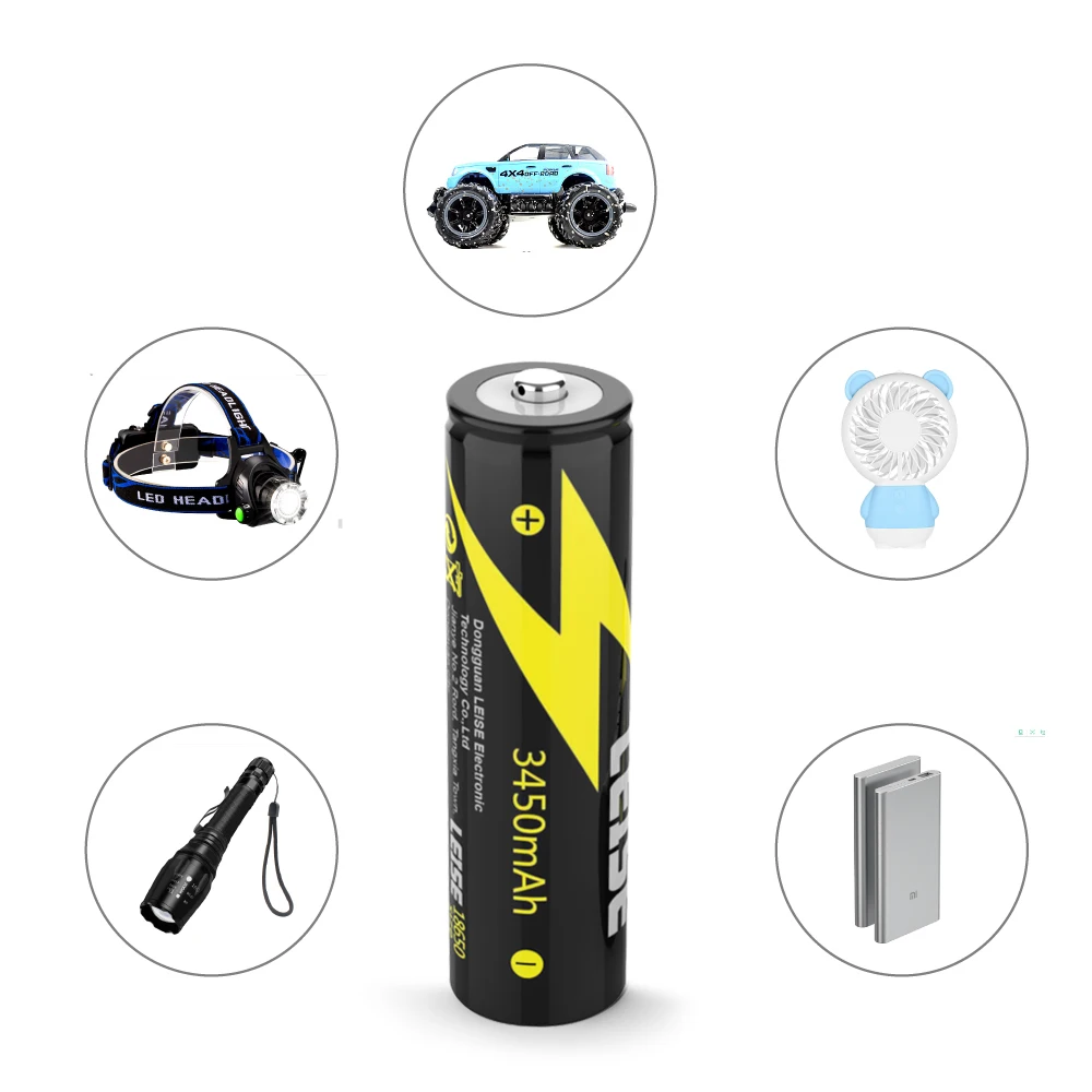 Leise 18650 3450mah литий ионная аккумуляторная батарея 3 7 V батареи с зарядным