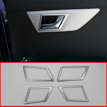 

4 Pcs For Mercedes Benz GLK X204 GLK200 260 2009-2015 Car Interior Door Decoration Frame Trim Car Styling Acessories