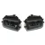 2x Anteriore di Guida Paraurti Nebbia Della Lampada Della Luce Per BMW E39 528i 540i Z3 1997-2000 Nero
