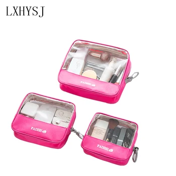 

LXHYSJ leisure cosmetics bag transparent PVC makeup bag travel essential beauty products paper towel cosmetics box