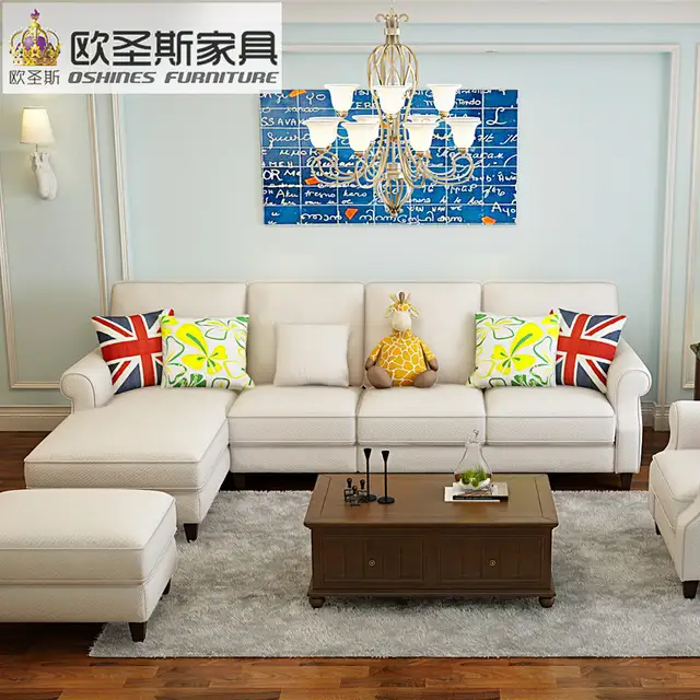 Online New Arrival American Style Simple Latest Design Online New Arrival American Style Simple Latest Design Sectional L Shaped Corner Living Room Furniture Fabric Sofa Set Prices List F75f Aliexpress