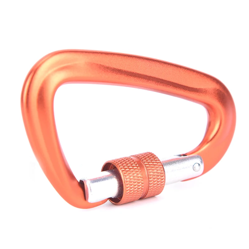 Outdoor Climbing Buckle Equipment 1pcs Carabiner D Shape Climbing buckle Security Safety Lock