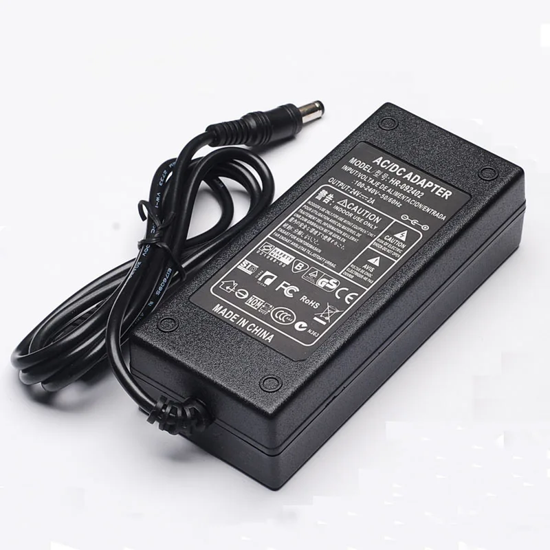 24V2A switching power supply, switching power adapter, applicable to