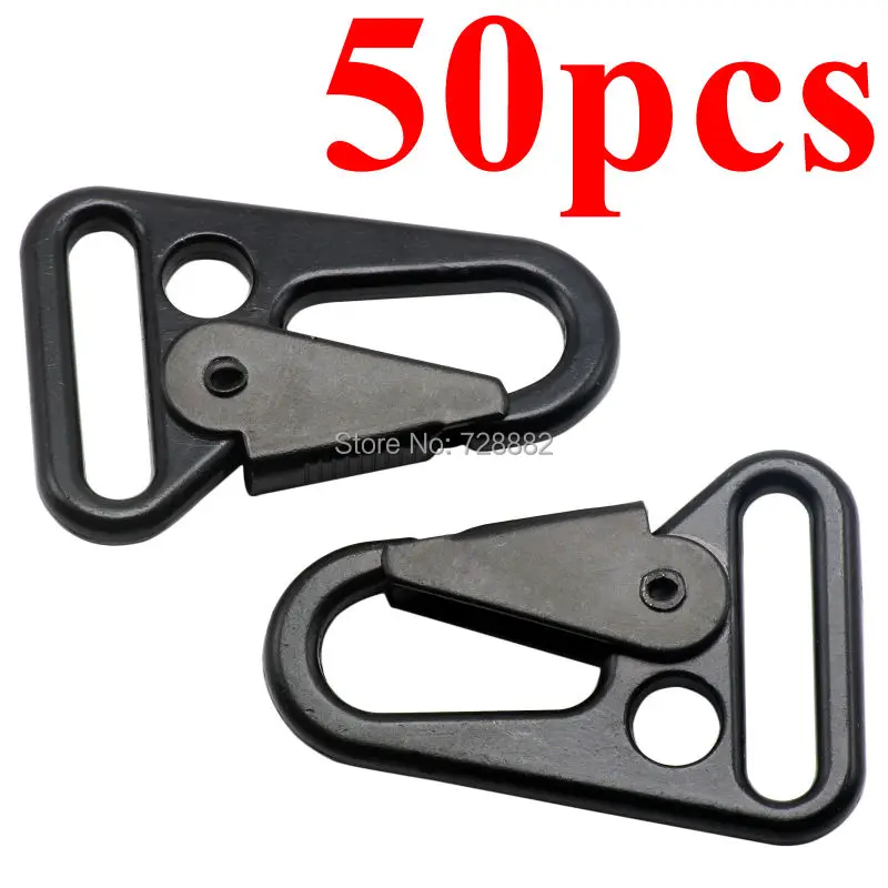 1 " Steel Sling HK Clip Snap Hook Rifle Attachment for Hunting 12/30/50 /120pcs