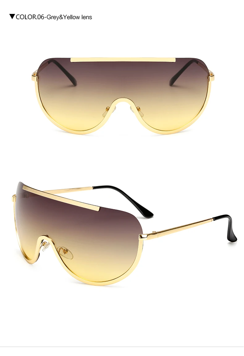 Длинные женские и мужские солнцезащитные очки с полуоправой, негабаритные солнцезащитные очки, женские очки в стиле стимпанк, оправа для очков из сплава, gafas de sol