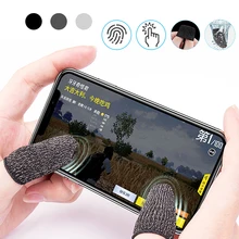 Controlador de juego para móvil, funda para el dedo, gatillo táctil para Fortnite, PUBG, reglas móviles de supervivencia, 1 par, L1 R1