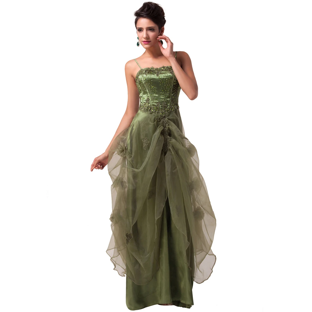 Dark Brown Evening Dress