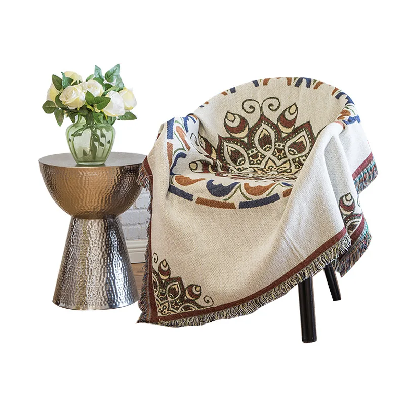 

Thick Cotton Blanket Flower Winter Blankets Sofa Towel Piano Cover Bedding Coverlet Tablecloth On Bed Rug Throw Plaid Bedspread