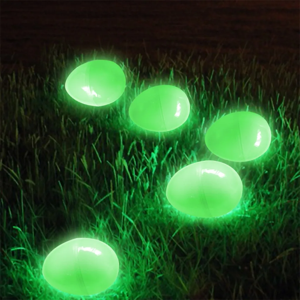 

DIY Easter Eggs Decor Mini Glow Sticks Prefilled Colorful set includes For Easter Home Decorations Festival Suppiles Tag#007