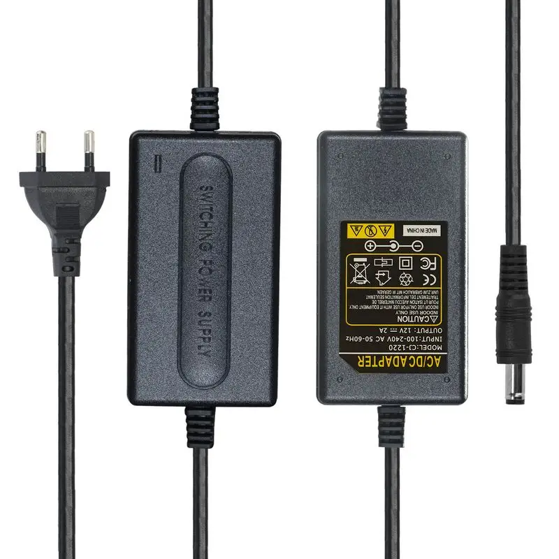 30 шт. 12 В 2A источник питания IC решение для CCTV AC 220 В до DC 12 вольт освещение Трансформатор зарядное устройство для 5050 Magic WS2811 Светодиодные полосы