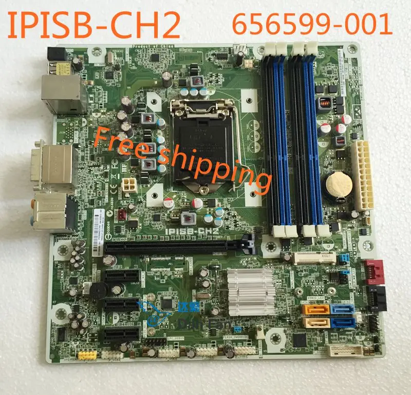 656599 001 для HP H8 1020es Elite 7300 MT настольная материнская плата 623913 002 IPISB CH2 LGA1155 100%
