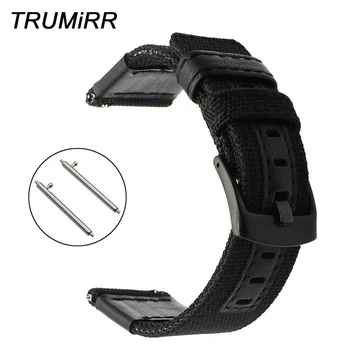 

Genuine Nylon + Leather Watchband 20mm 22mm 24mm for Panerai Montblanc Breitling Rado Quick Release Watch Band Steel Clasp Strap