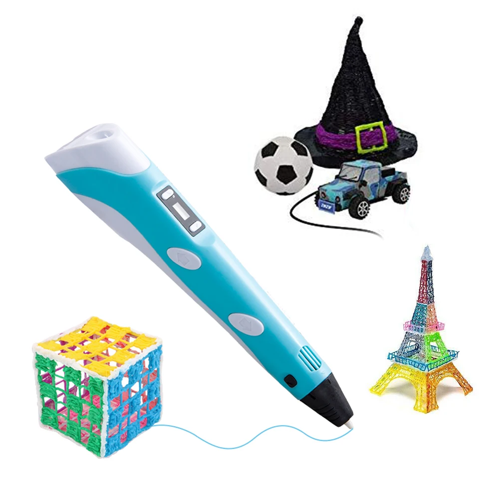 

DIY Drawing 3D Printer Pen 3D Drawing Pens 20Colors PLA Filament LCD 3D Pen Children Kid Design Painting Birthday Christmas Gift
