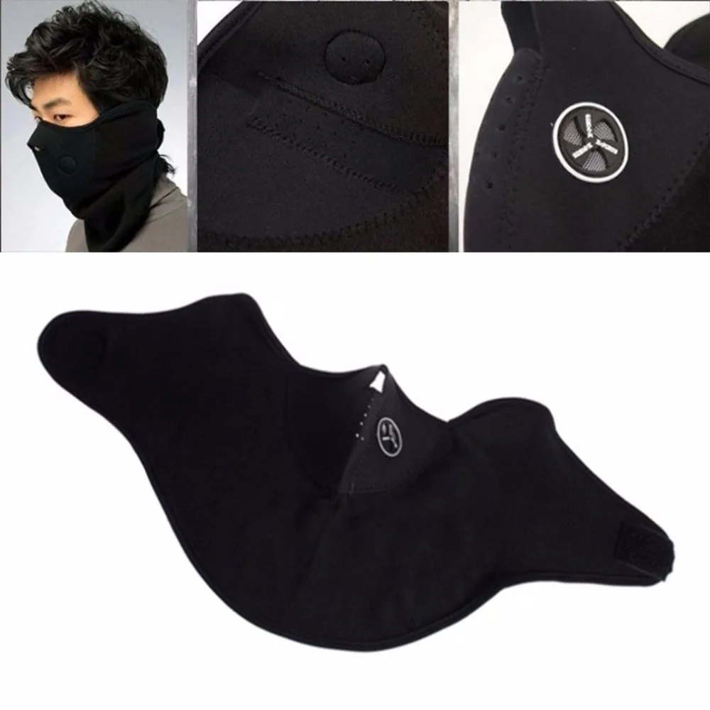 

2018 HOT Mouth Mask Wind Stopper Face Mask Thermal Fleece Balaclava Hat Hood 6 in 1 Ski Bike Neck Warmer Winter Fleece Mask