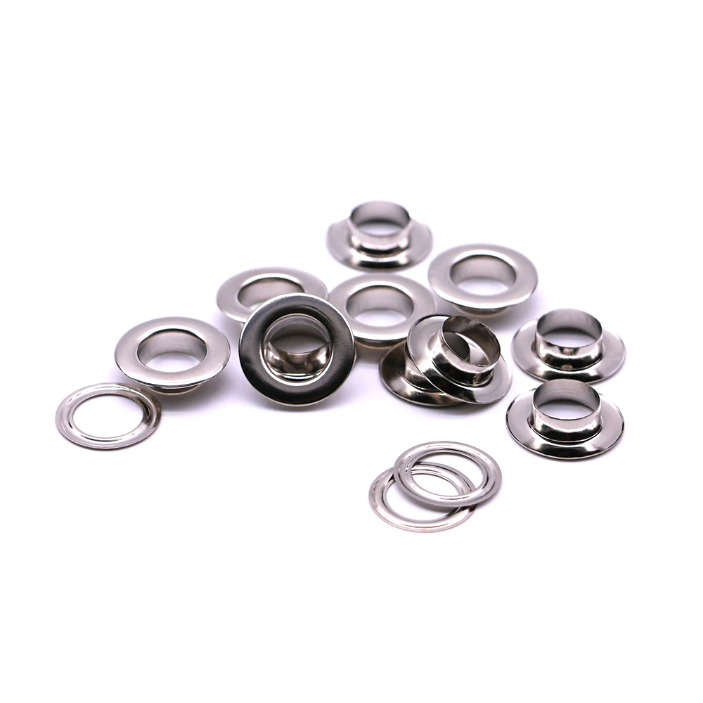 40sets/pack(Outer diameter)21mm (internal)12mm button plane eyelet metal eyelets Shoes Craft Accessory With Gaskets Q-04
