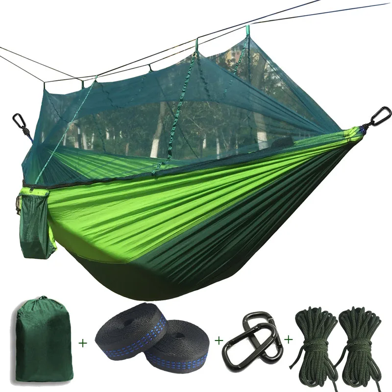 Ultralight Mosquito net Parachute Hammock with Anti-mosquito bites for Outdoor Camping Tent Using sleeping Free shipping 