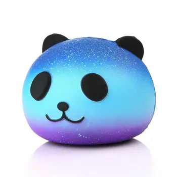

Squeeze Purple Night Panda Squishy Anti Stress Toy Phone Straps Animal Lovely PU Funny Soft Simulation Slow Rising Drop Shipping