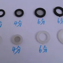 Vidric 4 точки/6 точек/1 дюйм силиконовая прокладка белое Силиконовое уплотнительное кольцо плоская накладка цветок сетчатый ремешок резиновая прокладка