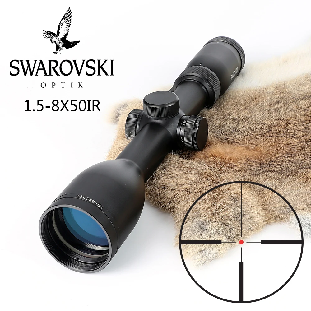 Имитация винтовки Swarovskl 1,5-8x50 IRZ3 прицелы F15 красная точка сетка охотничий прицел Сделано в Китае