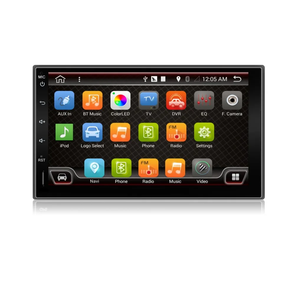 Quad Core Android 6.0 Full-Touch Car PC Tablet double 2din Audio 7'' GPS Navi Stereo Radio mp3 Player Bluetooth iPod vw |