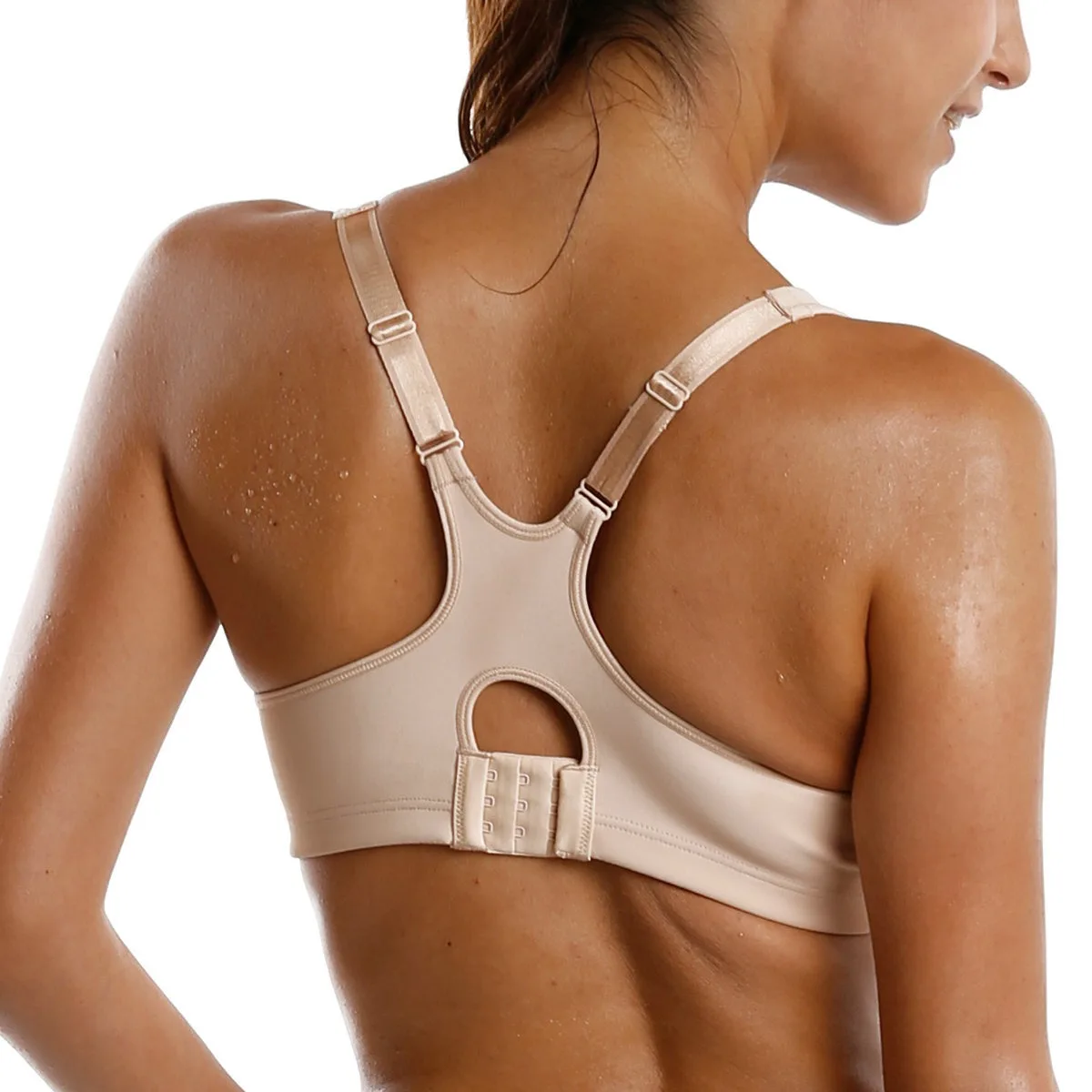 Women's High Impact Underwire Non Padded Powerback Support Sports Bra