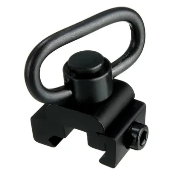 

20mm QD Heavy Duty Quick Release Detach Push Button Sling Swivel Adapter Set Picatinny Rail Scope Mount