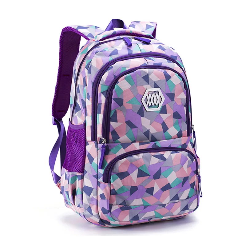 purple big Горячая новинка детские школьные сумки для подростков мальчиков и девочек большой вместительный школьный рюкзак Водонепроницаемый ранец Детская сумка для книг mochila - Цвет: purple big