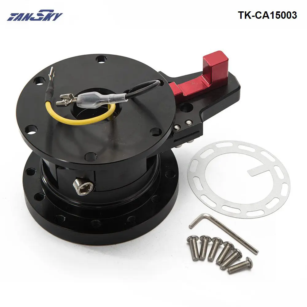 Рулевое колесо черный QUICK RELEASE TILT SYSTEM JDM гонка/гоночный TK-CA15003