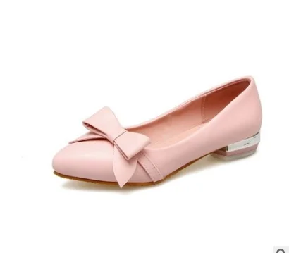 Feminina/, милые туфли на квадратном каблуке, большие размеры 34-43, 40, туфли на высоком каблуке с острым носком, женские туфли-лодочки, черные туфли на низком каблуке под платье - Цвет: pink