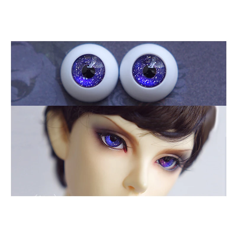 1 пара DIY стеклянные глаза BJD 12 мм 14 16 18 20 для кукол SD 1/3 1/4 1/6 аксессуары глазные