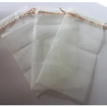 Индивидуальные лента с логотипом подарочная Сумка из органзы мыло сумка на кулиске из органзы Свадебные Ювелирная упаковка