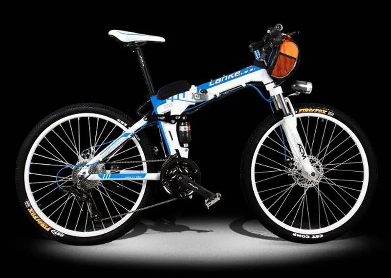 Tb310902/складной литиевый велосипед 26 дюймов 27 скоростей алюминиевый сплав одно колесо велосипеды Электрический велосипед/Аэрокосмическая алюминиевая рама - Цвет: 36V 10A