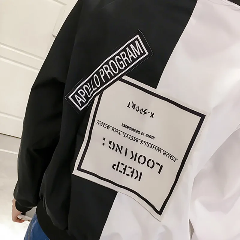 Basic Jackets Women 2019 Autumn Winter New Fashion Patchwork Jacket Coats Ladies Casual Long Sleeve Applique Chaquetas Female Basic Jackets Women 2019 Autumn Winter New Fashion Patchwork Jacket Coats Ladies Casual Long Sleeve Applique Chaquetas Female