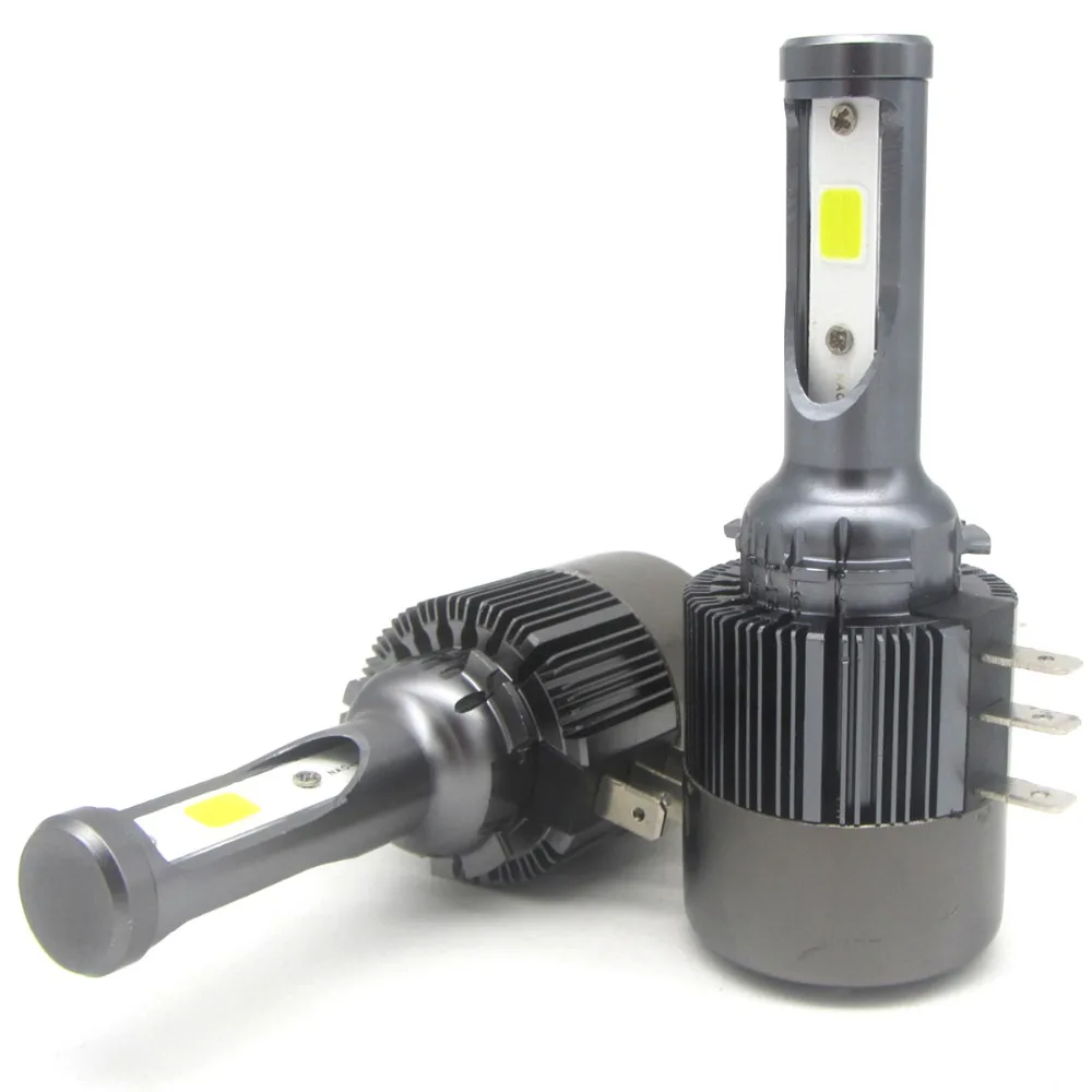 2pcs H15 Car LED Headlight 110W 26000LM Bulbs 6000K COB Chips LED Headlights Usage for headlight fog light