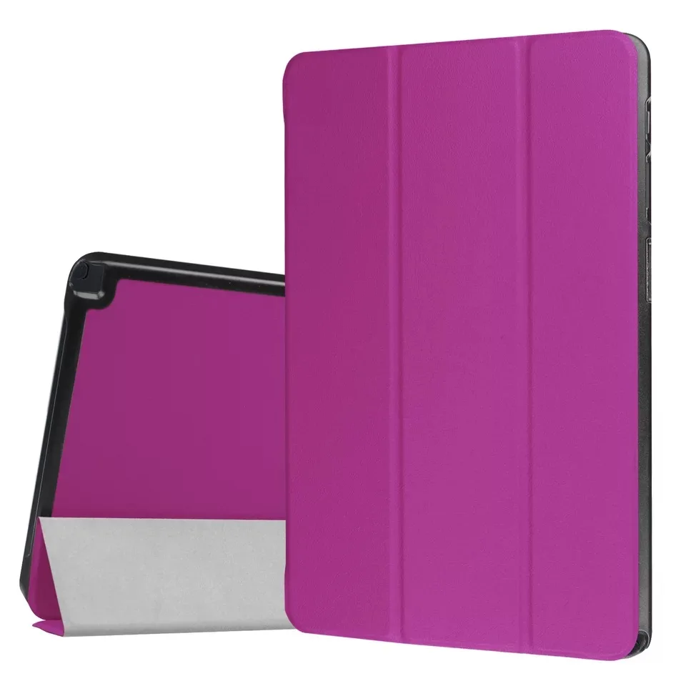 Ультратонкий чехол для samsung Galaxy Tab A A6 с S ручкой 10," P580 P585(не T580 T585), чехол для планшета с магнитной подставкой для P580 P585 - Color: Purple