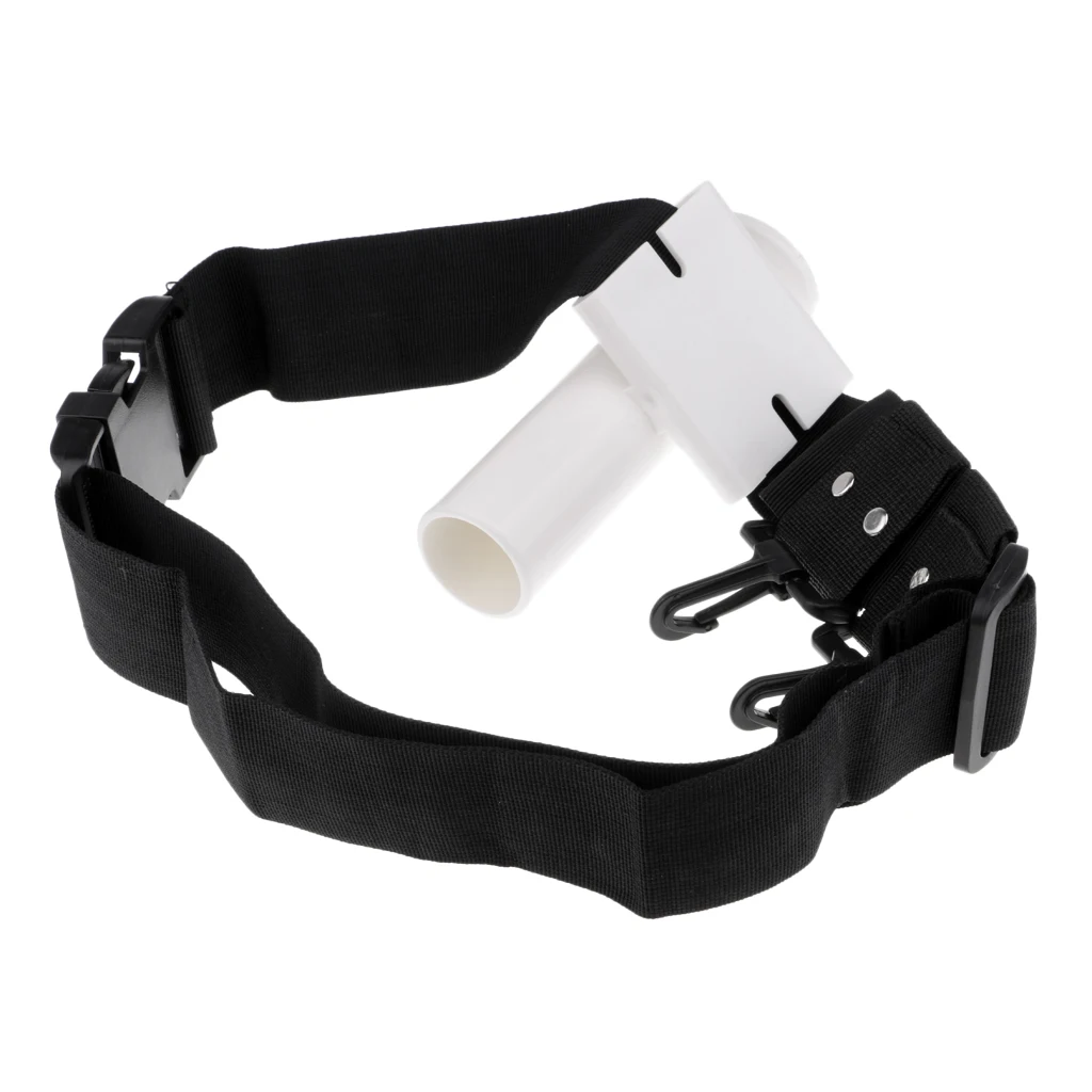 

Fishing Rod Pole Holder Holster Adjustable Waist Rod Holder Belt Fishing Rods Part Accessories