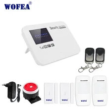 WOFEA APP GSM сигнализация для домашней безопасности охранная сигнализация комплекты пожарной безопасности