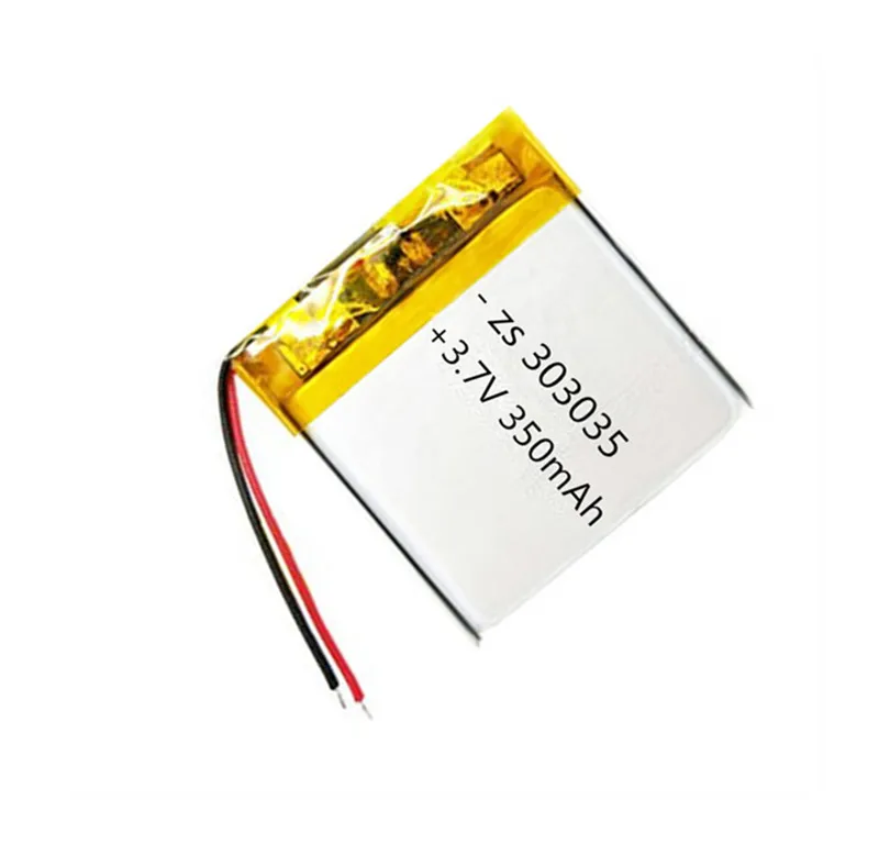 

3.7V 350mAH 303035 Polymer lithium ion / Li-ion battery for voice recorder pen,smartband,smart watch bluetooth,mp3 mp4 mp5 GPS
