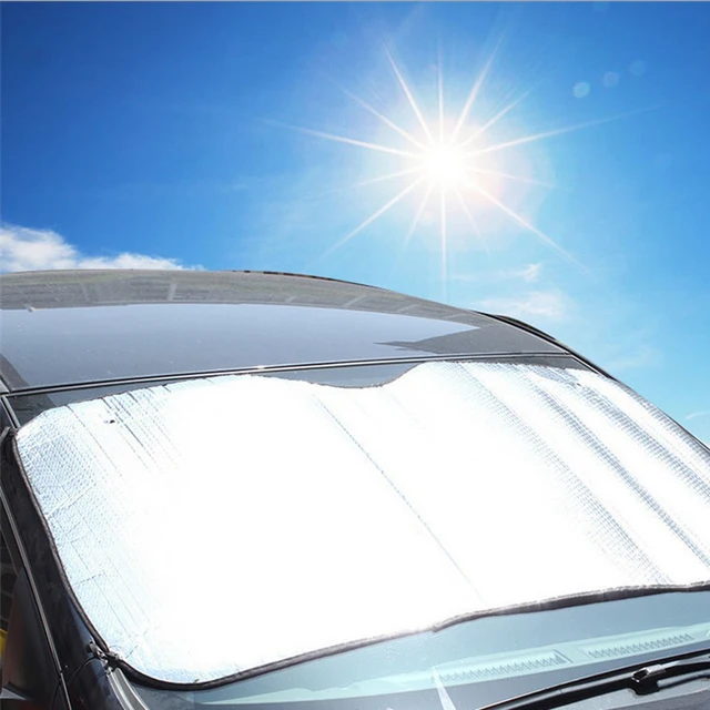 Summer Car Sun Protection Aluminum Foil Bubble Auto Sun-shading Stoopable Thickening of The Car Windshield Sun-shading General 3