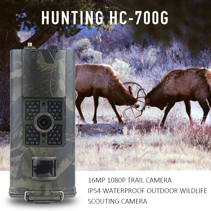 

HC700G Hunting Trail Camera 3G SMS GSM 16MP 1080p Infrared Night Vision Wildlife Hunting Trail Camera Animal scouting Device