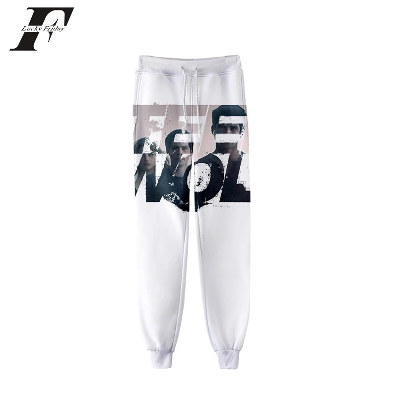 

Teen Wolf joggers HIP HOP men pants United States Tv Series Sports Pants Trousers men Trend Comfortable Casual sweatpants