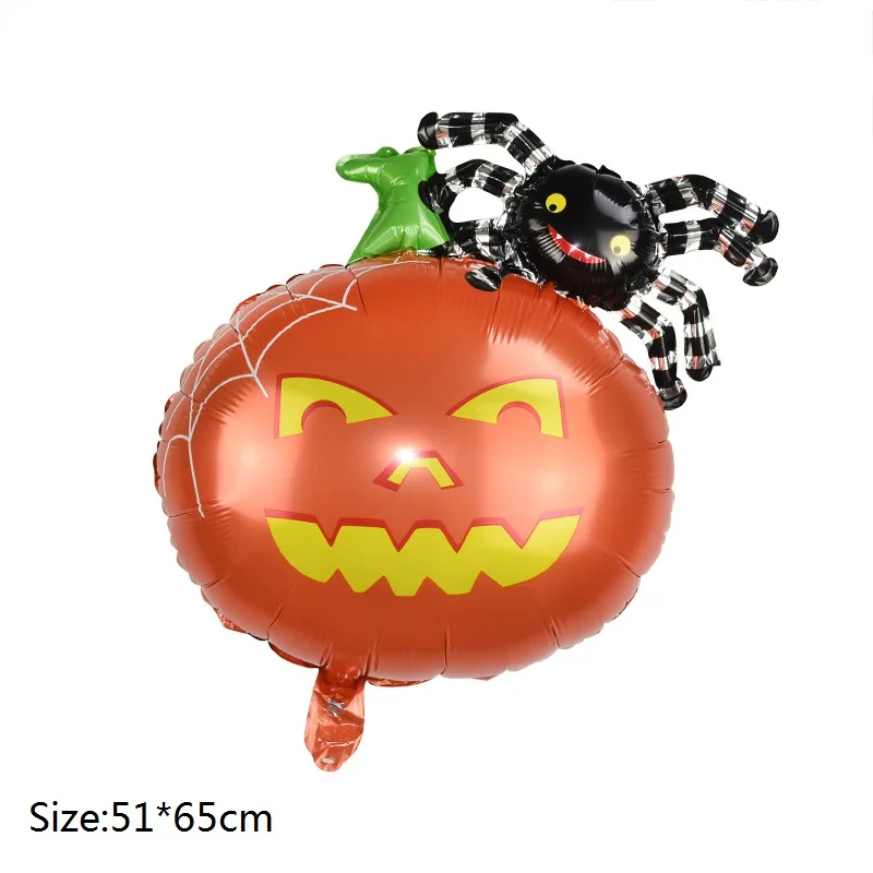 Хэллоуин Тыква призрак Декор фольгированные шары паук гелиевые шары надувные игрушки для детей летучая мышь Globos вечерние принадлежности на Хэллоуин - Цвет: S15