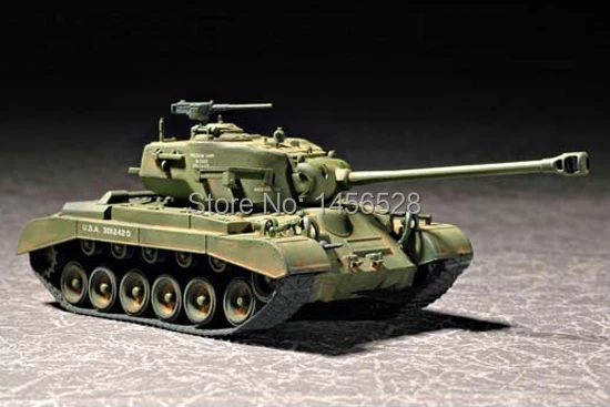 TRUMPETER 07299 1/72 US M26E2 втулка для тяжелых танков наборы моделей масштаб модель 3D