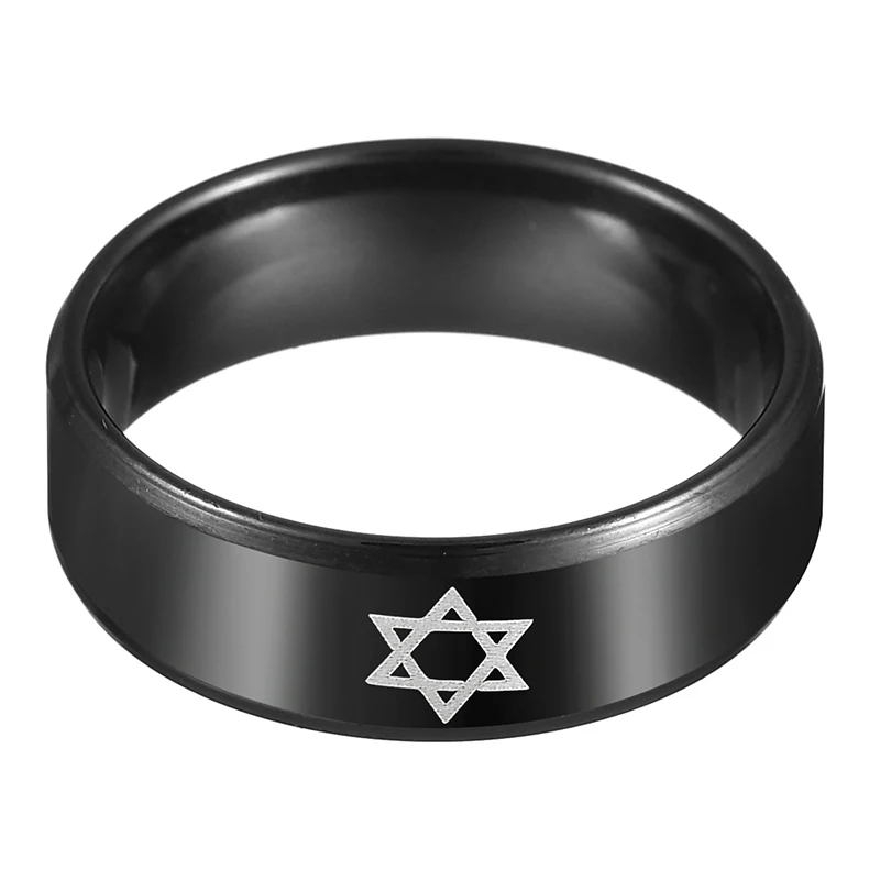 Nextvance Звезда Давида гексаграмма кольца крест Распятие палец кольцо для Рождественский подарок религиозная защита украшения Аниме