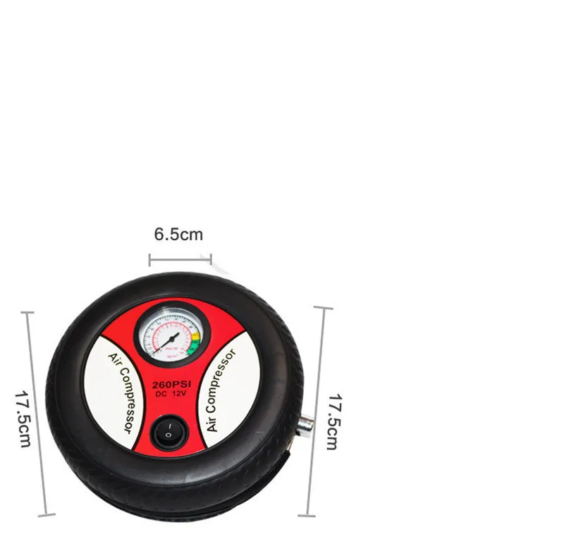 DC 12 V электрическая Автомобильная Накачка шин насос накачивание воздуха насосы для шин датчик давления в шинах компрессор Портативный для мотора велосипеда