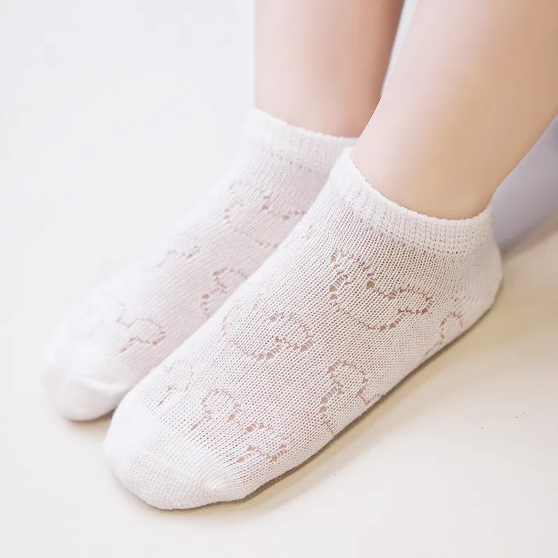 5 пар/партия хлопок детские носки детские летние дышащие небольшой квадратный узор носки для мальчиков и девочек для детей одежда для малышей C629
