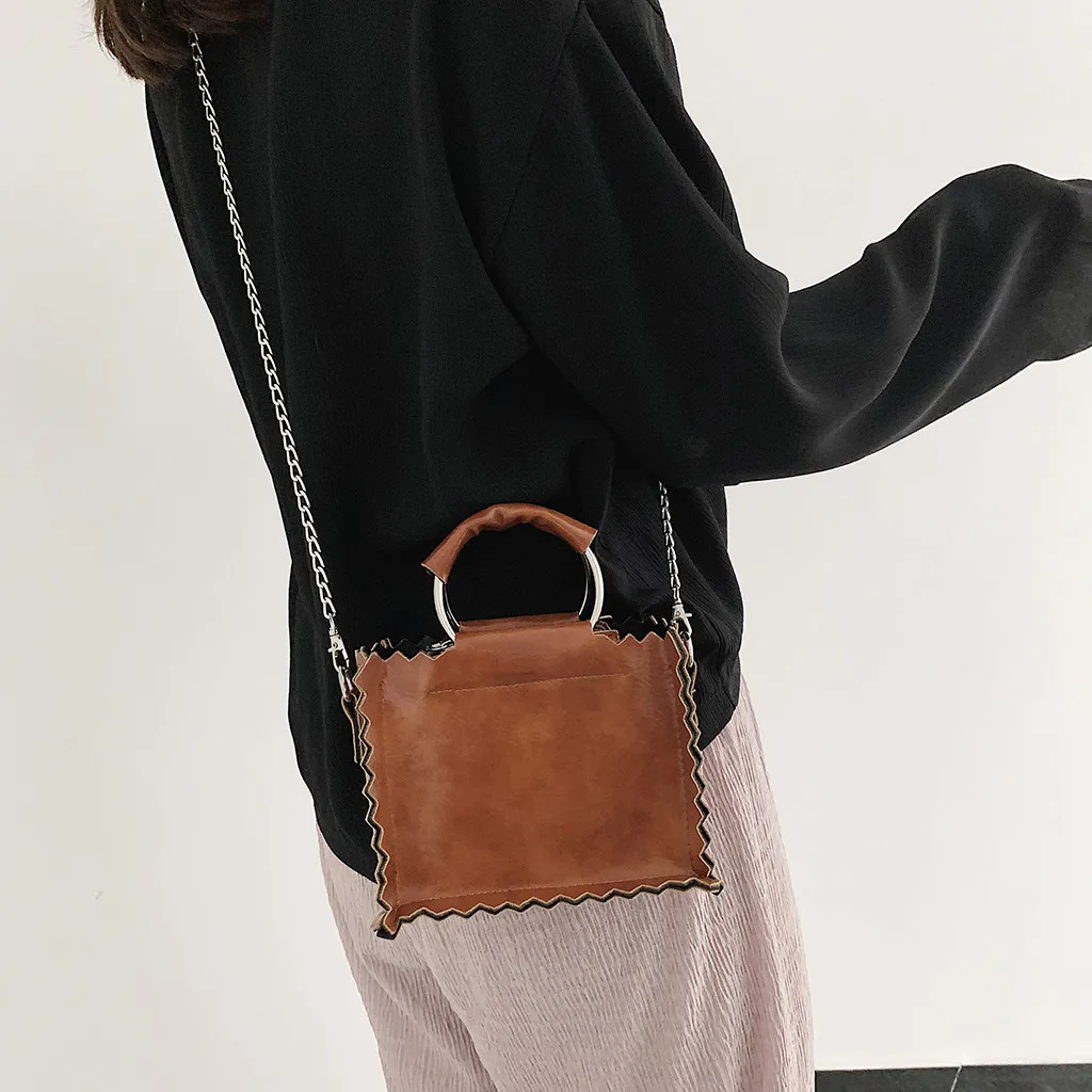 CONEED Fashion Women Bag 2019 New Luxury Handbags Women Bags Designer Fashion PU Leather Shoulder Bag Solid Wild Retro Bag Mar18 CONEED Fashion Women Bag 2019 New Luxury Handbags Women Bags Designer Fashion PU Leather Shoulder Bag Solid Wild Retro Bag Mar18